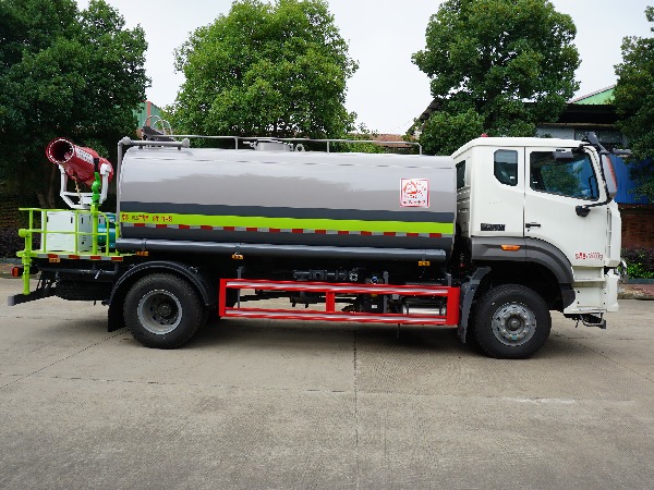 Multi-functional dust suppression vehicle