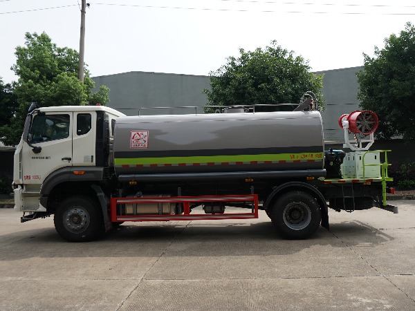 Multi-functional dust suppression vehicle